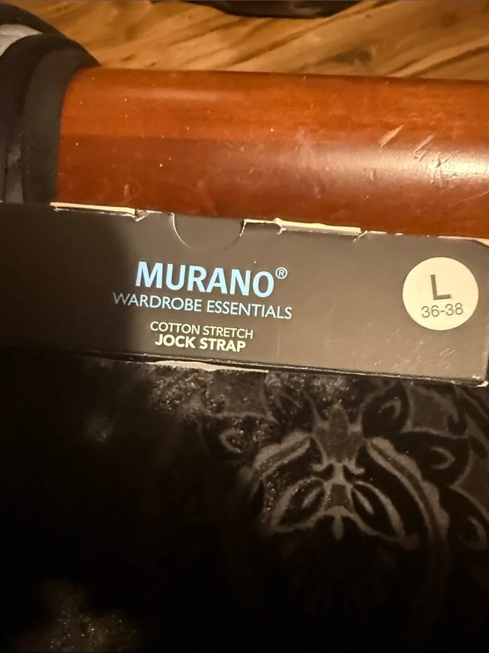 Murano Black Cotton Stretch Jock Strap – 3 Pack